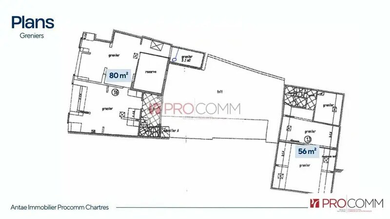 Local commercial dans Chartres à vendre - Plan d’étage – Image 3 sur 4