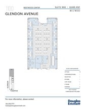 1100 Glendon Ave, Los Angeles, CA à louer Plan d’étage– Image 1 sur 1