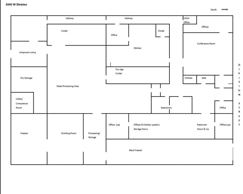 4345 W Division St, Chicago, IL à louer Plan d’étage– Image 1 sur 1