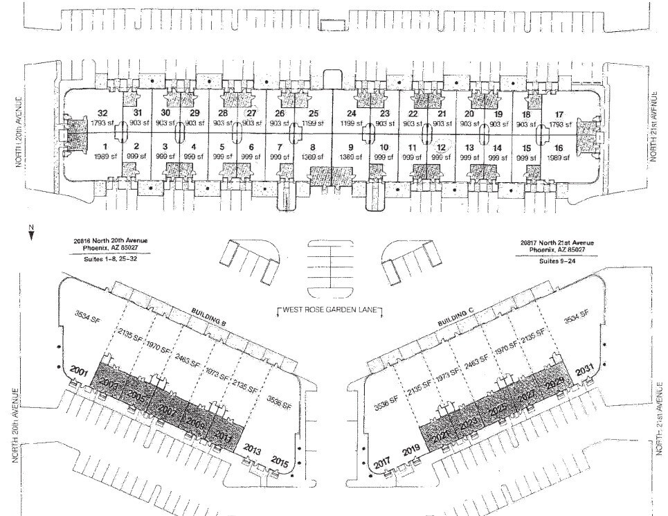 20817 N 21st Ave, Phoenix, AZ à louer Plan de site– Image 1 sur 4