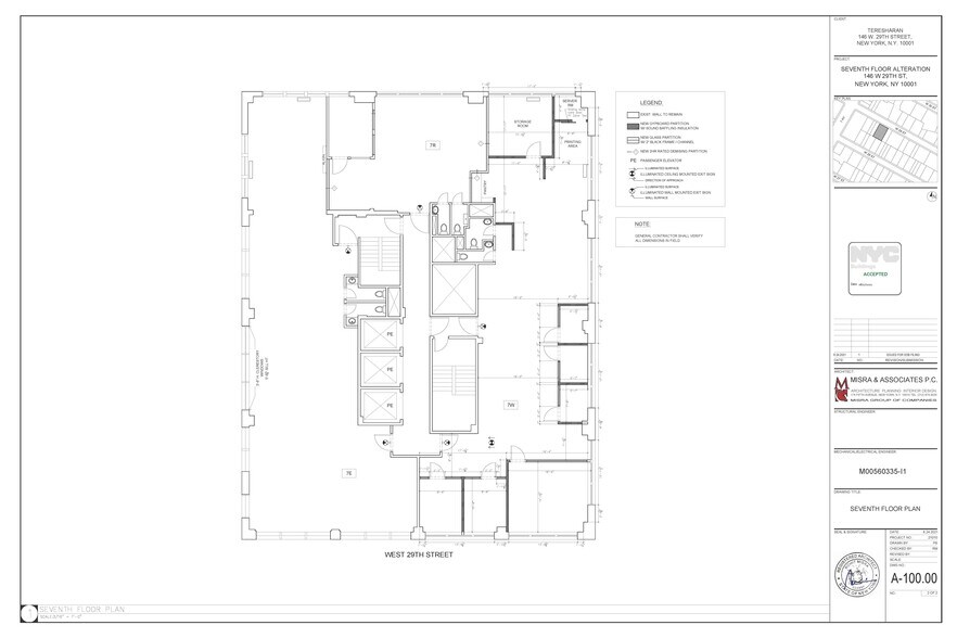 146 W 29th St, New York, NY à louer - Plan d’étage – Image 2 sur 10