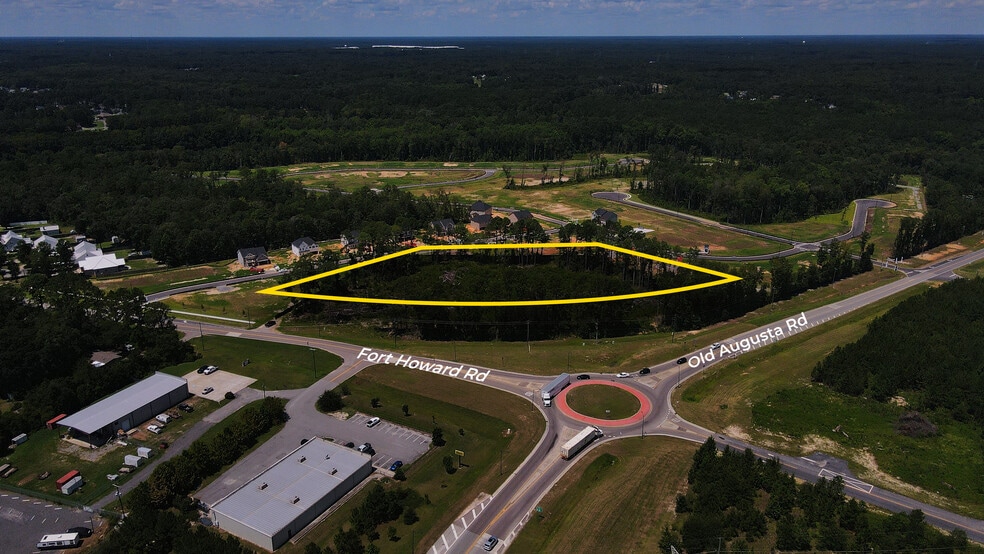 0 Fort Howard Rd & Old Augusta Rd S, Rincon, GA à vendre - Aérien – Image 1 sur 3