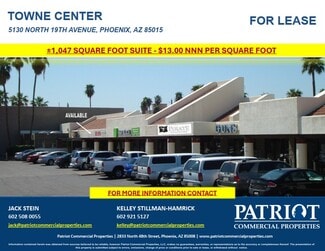 Plus de détails pour 5130 N 19th Ave, Phoenix, AZ - Local commercial à louer