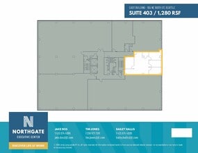 115 NE 100th St, Seattle, WA à louer Plan d’étage– Image 1 sur 1