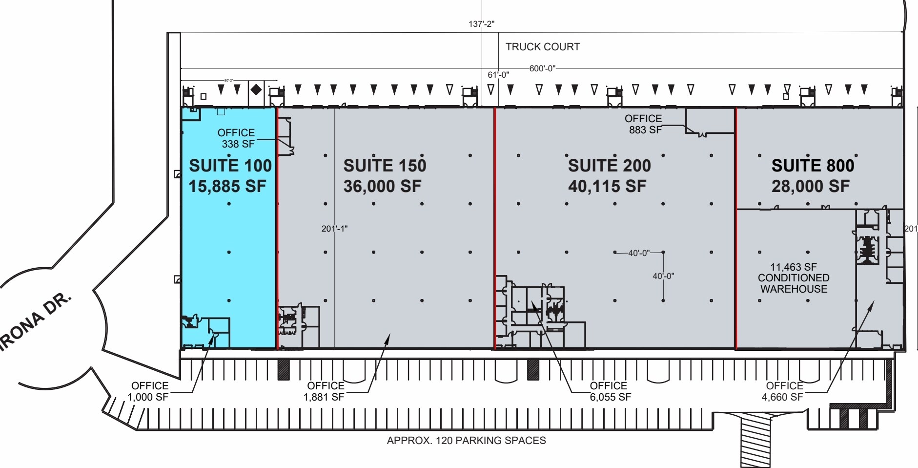 4835 Sirona Dr, Charlotte, NC à louer Plan de site– Image 1 sur 1