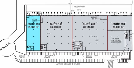 4835 Sirona Dr, Charlotte, NC à louer Plan de site– Image 1 sur 1