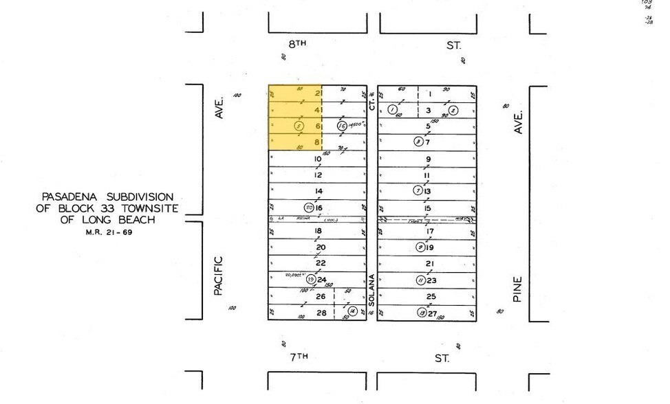 782 Pacific Ave, Long Beach, CA à vendre - Plan cadastral – Image 2 sur 17