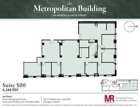 134 N LaSalle St, Chicago, IL à louer Plan d’étage– Image 1 sur 13