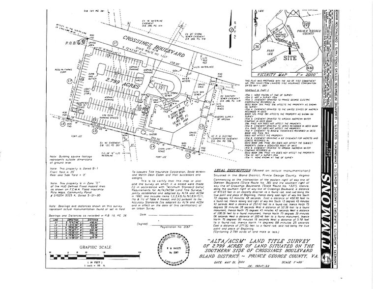 4300 Crossings Blvd, Prince George, VA à louer - Plan cadastral – Image 3 sur 4