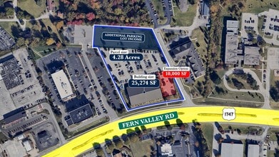 3621 Fern Valley Rd, Louisville, KY - Vue aérienne vue de carte