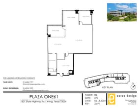 7301 N State Highway 161, Irving, TX à louer Plan d’étage– Image 1 sur 1