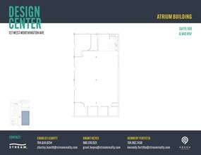 127 W Worthington Ave, Charlotte, NC à louer Plan d’étage– Image 1 sur 1