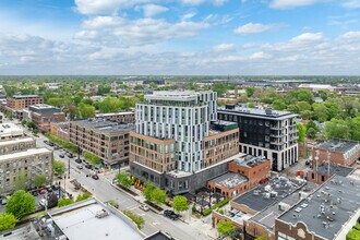 800 N High St, Columbus, OH - Vue aérienne vue de carte
