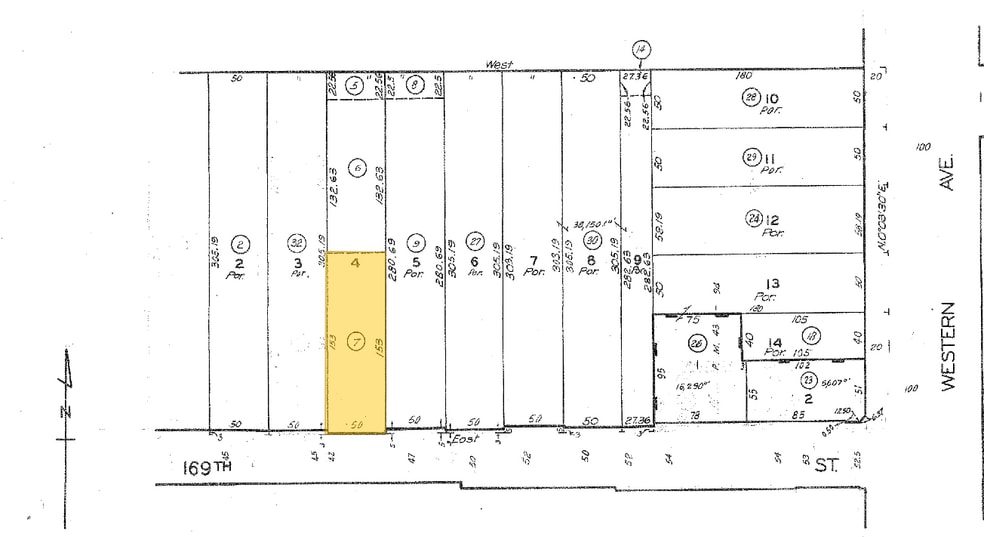 1845 W 169th St, Gardena, CA à vendre - Plan cadastral – Image 3 sur 3