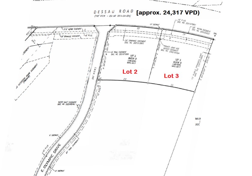 000 TBD Dessau Rd/Olympic Dr Rd, Pflugerville, TX à vendre - Photo de l’immeuble – Image 3 sur 4