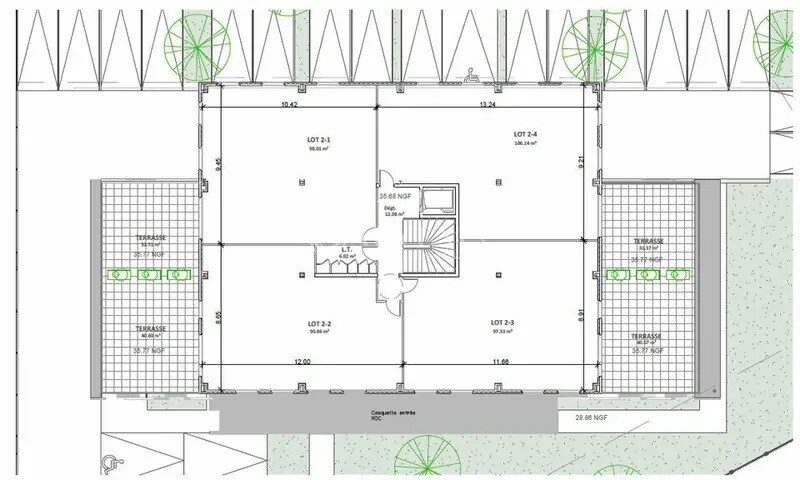 Bureau dans Bessan à vendre - Plan d’étage – Image 3 sur 4