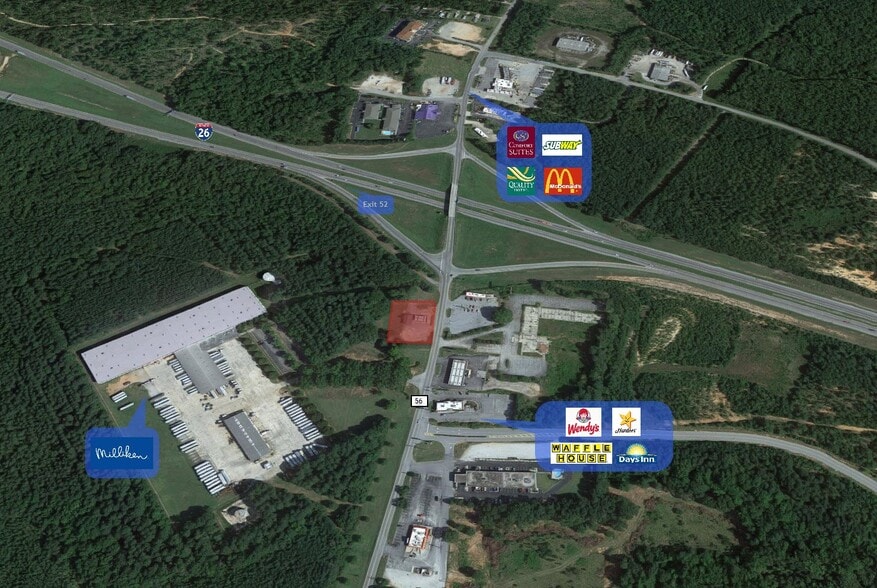 12501 Highway 56 N, Clinton, SC à louer - Aérien – Image 2 sur 2