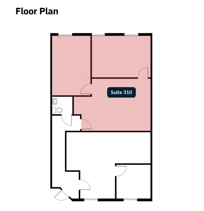 960 Corporate Dr, Hillsborough, NC à louer Plan d’étage– Image 1 sur 1