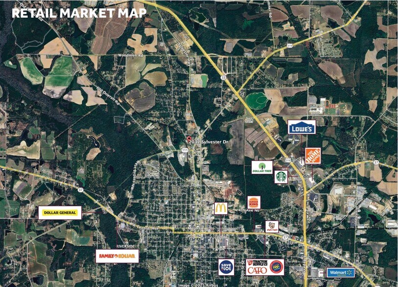 2032 Sylvester Dr, Moultrie, GA à vendre - Aérien – Image 2 sur 31