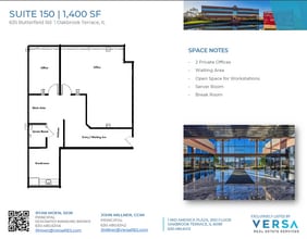 1S660 Midwest Rd, Oakbrook Terrace, IL à louer Plan d’étage– Image 1 sur 1
