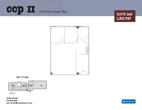 3131 S Vaughn Way, Aurora, CO à louer Plan d’étage– Image 2 sur 2
