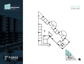 17950 Preston Rd, Dallas, TX à louer Plan d’étage– Image 1 sur 1