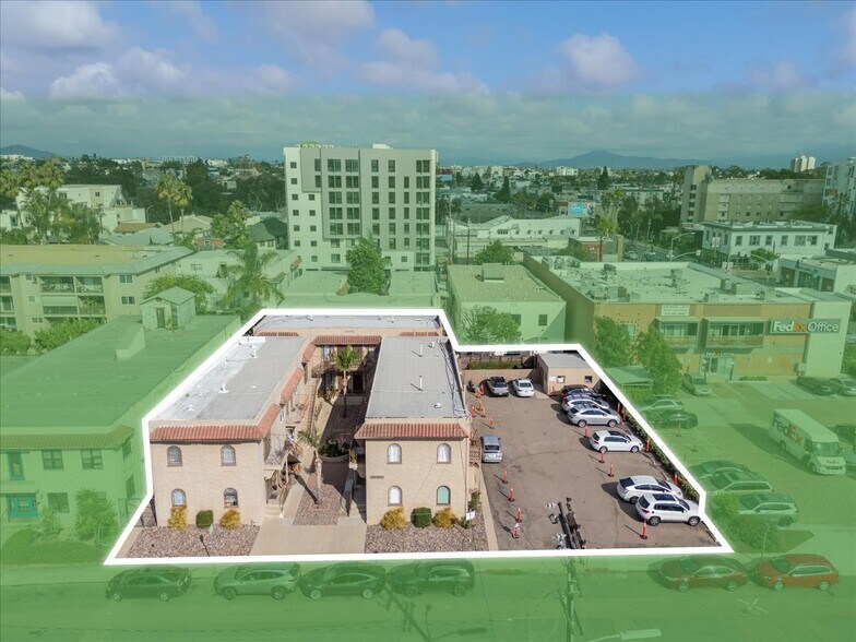 3925-3935 7th Ave, San Diego, CA à vendre - Photo de l’immeuble – Image 1 sur 20
