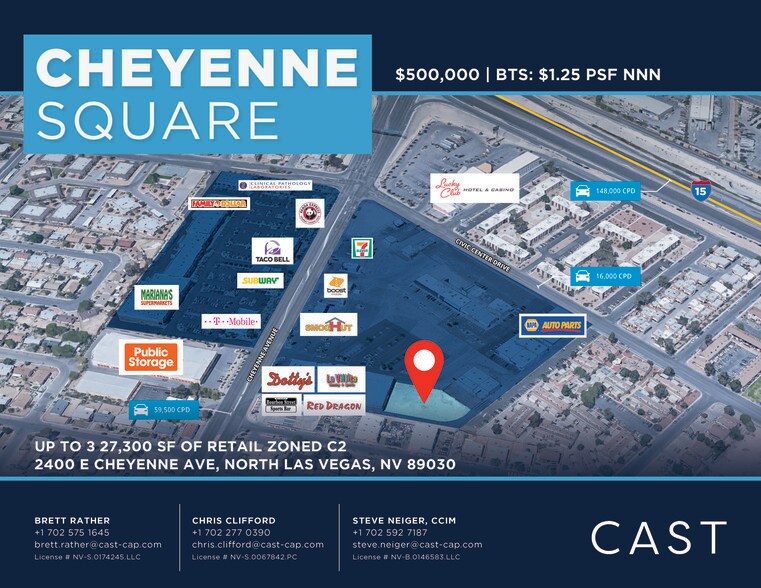 2400 E Cheyenne Ave, North Las Vegas, NV à vendre - Photo de l’immeuble – Image 1 sur 4