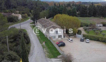 Velleron - Vue aérienne vue de carte