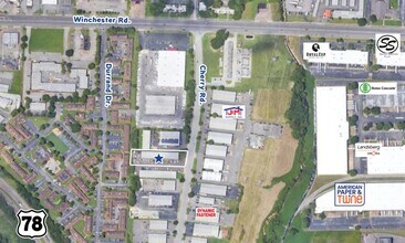 3663 Cherry Rd, Memphis, TN - VUE AÉRIENNE  vue de carte