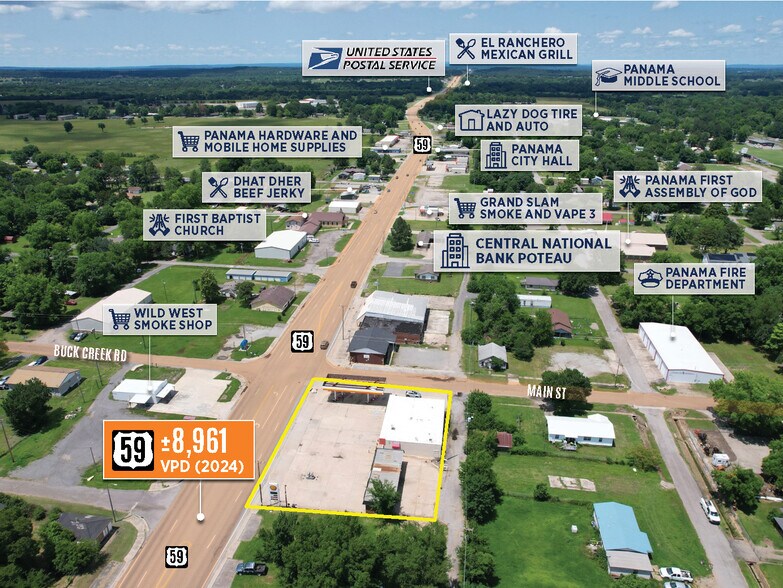 101 S Kentucky Ave, Panama, OK à vendre - Photo de l’immeuble – Image 3 sur 9