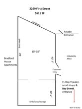 2247-2287 1st St, Fort Myers, FL à louer Plan de site– Image 1 sur 1