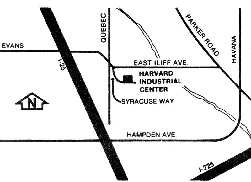 7925 E Harvard Ave, Denver, CO à louer - Plan de site – Image 2 sur 3