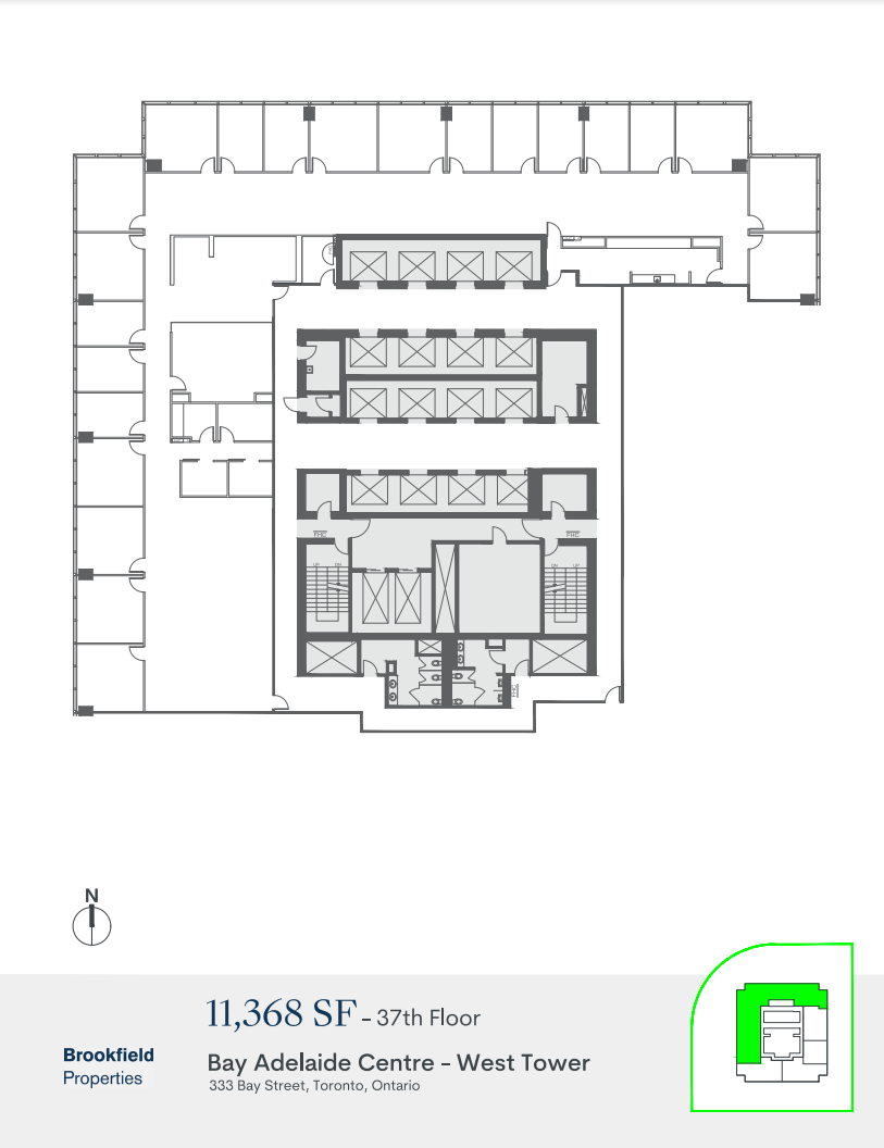 333 Bay St, Toronto, ON à louer Plan d’étage– Image 1 sur 1