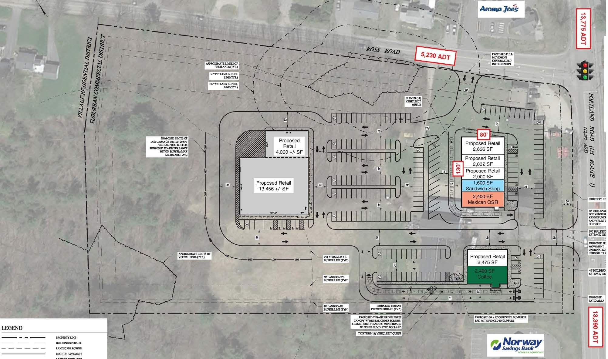 72 Portland Rd, Kennebunk, ME à louer Plan de site– Image 1 sur 2