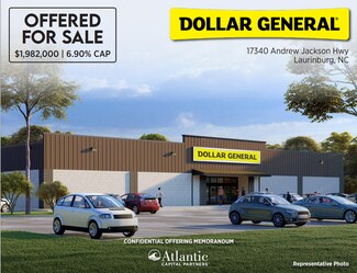 Plus de détails pour 17340 Andrew Jackson hwy, Laurinburg, NC - Local commercial à vendre