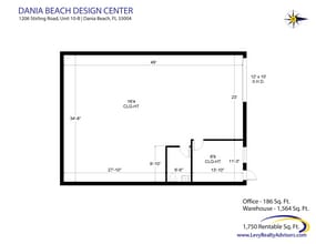 1200-1340 Stirling Rd, Dania Beach, FL à louer Plan d’étage– Image 2 sur 8