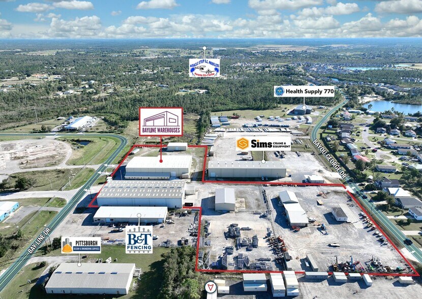7001 Bayou George Dr, Panama City, FL à louer - Aérien – Image 2 sur 4