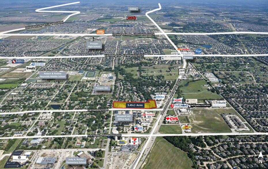 East Broadway Street, Prosper, TX à vendre - Photo de l’immeuble – Image 3 sur 4