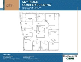 10535 Park Meadows Blvd, Lone Tree, CO à louer Plan d’étage– Image 1 sur 1