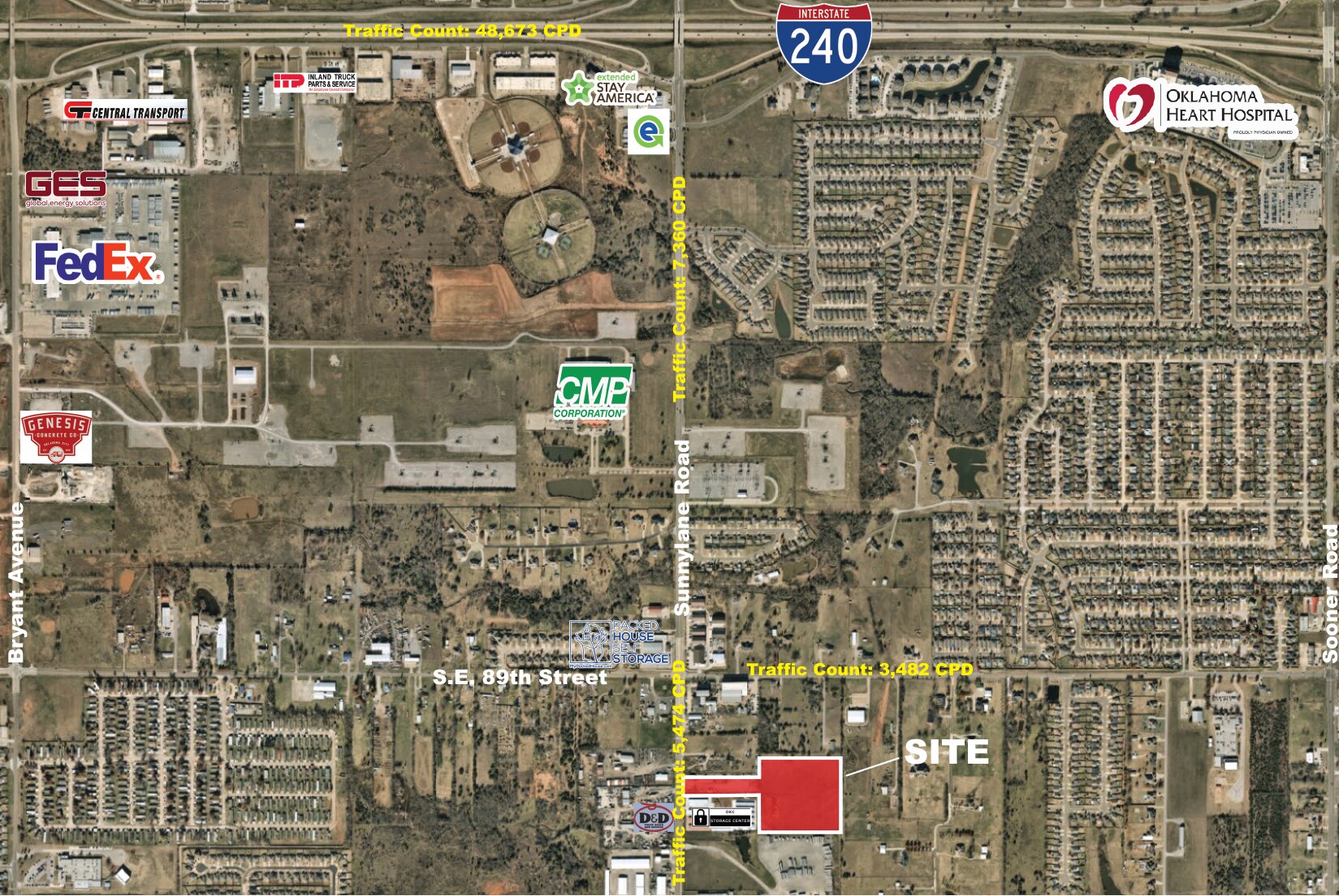 9112 S Sunnylane Rd, Moore, OK à vendre Aérien– Image 1 sur 3