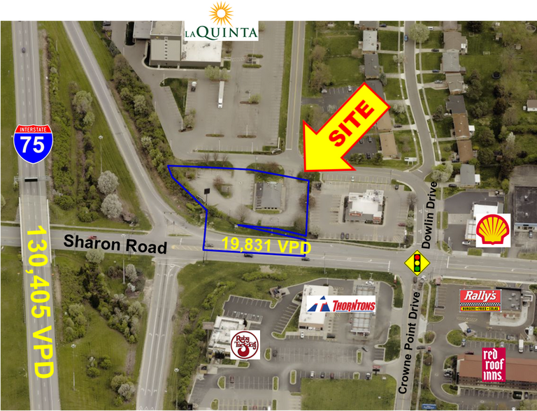 2198 E Sharon Rd, Cincinnati, OH à vendre - Aérien – Image 2 sur 2