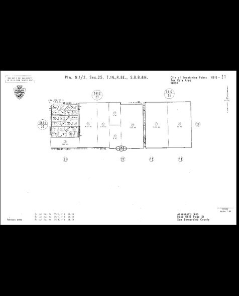 TBD 2 Mile Rd, Twentynine Palms, CA à vendre - Plan cadastral – Image 2 sur 2
