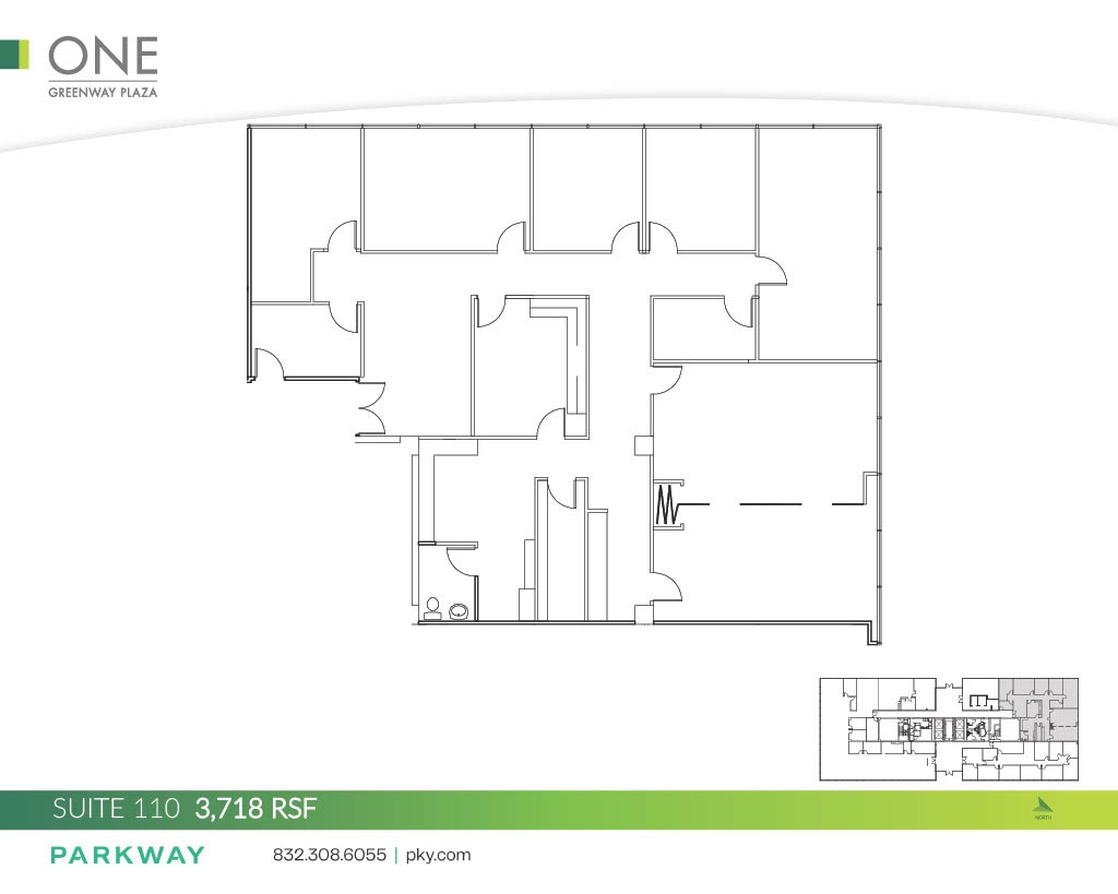 1 Greenway Plz, Houston, TX à louer Plan d’étage– Image 1 sur 1