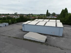 Isbergues - Vue aérienne vue de carte