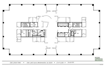 1277 Lenox Park Blvd, Atlanta, GA à louer Plan d’étage– Image 1 sur 1