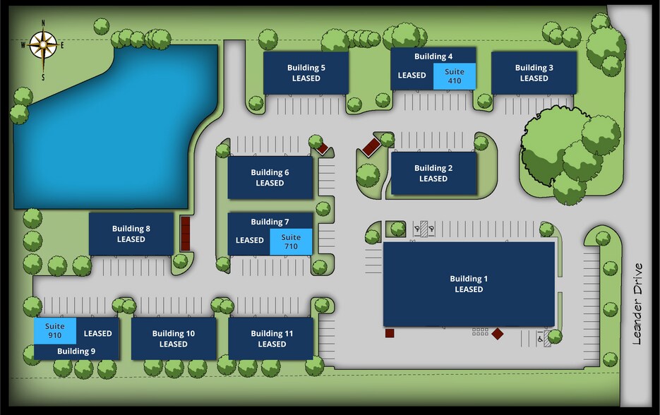 607 Leander Dr, Leander, TX à louer - Plan de site – Image 2 sur 6