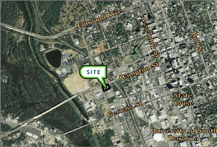 508 Hampton St, Columbia, SC à louer - Aérien – Image 3 sur 9