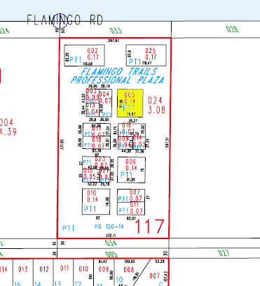 9155 W Flamingo Rd, Las Vegas, NV à louer - Plan cadastral – Image 2 sur 3