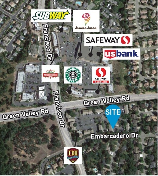 895-897 Embarcadero Dr, El Dorado Hills, CA à louer - Photo principale – Image 1 sur 5